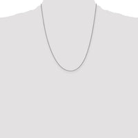 Thumbnail for 14karat WG .80mm Spiga with Lobster Clasp Chain