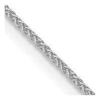 Thumbnail for 14karat WG .80mm Spiga with Lobster Clasp Chain