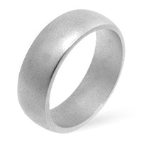 Thumbnail for Matte Silver Wedding Band