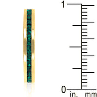 Thumbnail for Stylish Stackables Eternity Green Crystal Ring