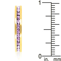 Thumbnail for Stylish Lavender Crystal Eternity Ring