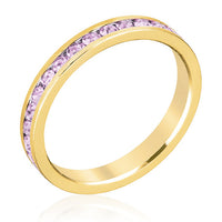 Thumbnail for Stylish Lavender Crystal Eternity Ring