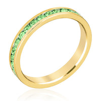 Thumbnail for Stylish Stackables Peridot Crystal Gold Ring