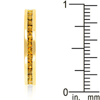 Thumbnail for Stylish Stackables Yellow Crystal Gold Ring