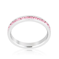 Thumbnail for Stylish Stackables Pink Crystal Ring