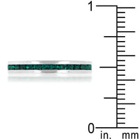Thumbnail for Stylish Stackables Emerald Crystal Ring