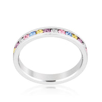 Thumbnail for Stylish Stackables Mixed Crystal Ring