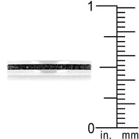 Thumbnail for Stylish Stackables with Jet Black Crystal Ring