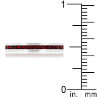 Thumbnail for Stylish Stackables with Garnet Crystal Ring