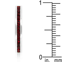 Thumbnail for Stylish Stackables with Garnet Crystal Ring