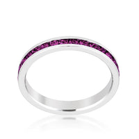 Thumbnail for Stylish Stackables with Amethyst Crystal Ring