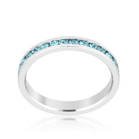 Thumbnail for Stylish Stackables Aquamarine Crystal Ring