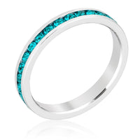 Thumbnail for Stylish Stackables with Turquoise Crystal Ring
