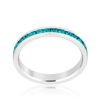 Thumbnail for Stylish Stackables with Turquoise Crystal Ring