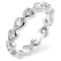 Thumbnail for Heart Eternity Ring