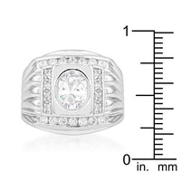 Thumbnail for Mens Cubic Zirconia Square Ring