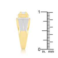 Thumbnail for Cubic Zirconia Two-Tone Mens Ring