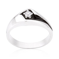 Thumbnail for Two-Tone Sleek Mens Ring