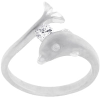 Thumbnail for Tension Set Dolphin Ring