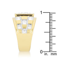 Thumbnail for Checkerboard Cubic Zirconia Ring