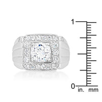 Thumbnail for Mens Two-tone Finish Cubic Zirconia Ring