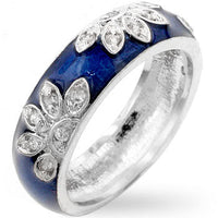 Thumbnail for Enamel Cubic Zirconia Leaf Ring