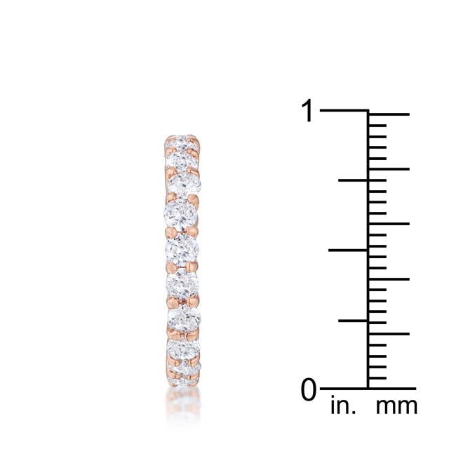 Palermo Radiance Rose Gold Wedding Band