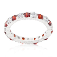 Thumbnail for Mini Jessica Band with Garnet Cubic Zirconia