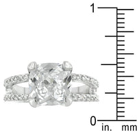Thumbnail for Double Band Cubic Zirconia Engagement Ring