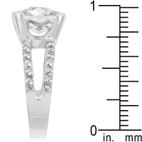 Thumbnail for Double Band Cubic Zirconia Engagement Ring