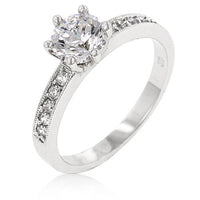 Thumbnail for Petite White Engagement Ring