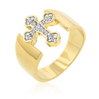 Thumbnail for Two-tone Finish Cross Ring