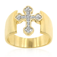 Thumbnail for Two-tone Finish Cross Ring