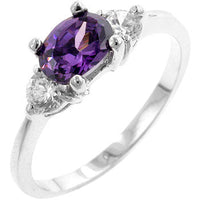 Thumbnail for Oval Sonnet Cubic Zirconia Ring