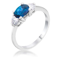 Thumbnail for Oval Cubic Zirconia Maestro Ring