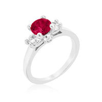 Thumbnail for Mini Pink Tourmaline Triplet Ring