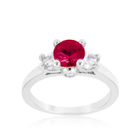 Thumbnail for Mini Pink Tourmaline Triplet Ring