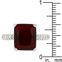 Thumbnail for Radiant Cut Ruby Engagement Ring