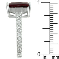Thumbnail for Radiant Cut Ruby Engagement Ring