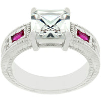 Thumbnail for Prima Donna Ruby Red Cubic Zirconia Ring