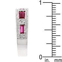 Thumbnail for Ruby Red Bezel Eternity Band