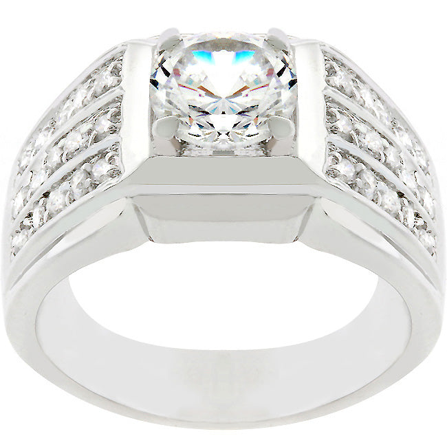 Rock Solid Cubic Zirconia Ring