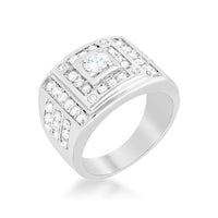 Thumbnail for Geometric Cubic Zirconia Ring