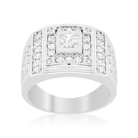 Thumbnail for Geometric Cubic Zirconia Ring