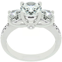 Thumbnail for The Mantova-3 Piece CZ Engagement Ring