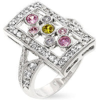 Thumbnail for Silver Framed Cocktail Ring