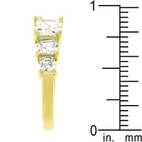 Thumbnail for 5-Stone Anniversary Ring in Goldtone