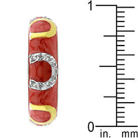 Thumbnail for Double Pink Enamel Horseshoe Ring