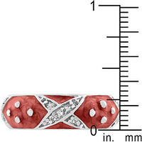 Thumbnail for Marbled Pink Enamel Ring