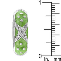 Thumbnail for Marbled Apple Green Enamel Ring